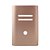 PLACA P/ 2 INTERRUPTORES + FURO 4X2 - NOVARA OURO ROSE - Imagem 1