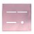 PLACA P/ 3 INTERRUPTORES + FURO COM SUPORTE 4X4-NOVARA GLASS OURO ROSE - Imagem 1