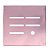 PLACA P/ 5 TECLAS + FURO C/ SUP  4X4-NOVARA GLASS OURO ROSE - Imagem 1