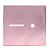 PLACA P/ 1 INTERRUPTOR + FURO COM SUPORTE  4X4 - NOVARA GLASS OURO ROSE - Imagem 1