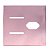 PLACA P/ 2 INTERRUPTORES + TOMADA C/SUPORTE 4X4-NOVARA GLASS OURO ROSE - Imagem 1