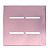 PLACA P/ 4 INTERRUPTORES COM SUPORTE 4X4 - NOVARA GLASS OURO ROSE - Imagem 1