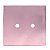PLACA COM 2 FUROS COM SUPORTE 4X4 - NOVARA GLASS OURO ROSE - Imagem 1