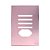 PLACA P/ 4 INTERRUPTORES + TOMADA C/ SUPORTE (ESPECIAL) 4X2 - NOVARA GLASS OURO ROSE - Imagem 1