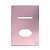 PLACA P/ 1 INTERRUPTOR + TOMADA C/SUPORTE  4X2 -NOVARA GLASS OURO ROSE - Imagem 1