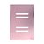 PLACA P/ 4 INTERRUPTORES C/ SUPORTE (ESPECIAL) 4X2 - NOVARA GLASS OURO ROSE - Imagem 1