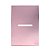PLACA P/ 1 INTERRUPTOR HORIZONTAL COM SUPORTE 4X2 - NOVARA GLASS OURO ROSE - Imagem 1