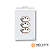 CJ TOMADA TRIPLA 10A COM SUPORTE 4X2 - NOVARA GLASS BRANCO / OURO ROSE - Imagem 1