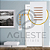 CJ INTERRUPTOR SEXTUPLO SIMPLES (ESPECIAL) 4X2 -  NOVARA GLASS BRANCO / OURO ROSE - Imagem 2
