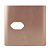 PLACA P/ 1 TOMADA HORIZONTAL  4X4 - NOVARA OURO ROSE - Imagem 1