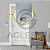 CJ INTERRUPTOR SIMPLES + TOMADA 10A  4X2 - NOVARA GLASS ESPELHADA GOLD - Imagem 2