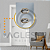 CJ TOMADA DUPLA 10A  4X2 - NOVARA GLASS ESPELHADA GOLD - Imagem 2