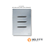 CJ INTERRUPTOR TRIPLO SIMPLES 4X2 - NOVARA GLASS ESPELHADA CROMADO - Imagem 1