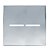 PLACA P/ 2 INTERRUPTORES COM SUPORTE 4X4 - NOVARA GLASS ESPELHADA - Imagem 1