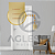 CJ INTERRUPTOR TRIPLO (2 SIMPLES + 1 PARALELO) 4X2 - NOVARA GLASS DOURADO GOLD - Imagem 2