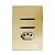 CJ INTERRUPTOR DUPLO SIMPLES + TOMADA 20A 4X2 - NOVARA GLASS DOURADO / CROMADO - Imagem 1