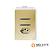 CJ INTERRUPTOR DUPLO SIMPLES + TOMADA 10A 4X2 - NOVARA GLASS DOURADO CROMADO - Imagem 1