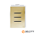 CJ INTERRUPTOR TRIPLO ( 2 PARALELO + 1 SIMPLES) 4X2 - NOVARA GLASS DOURADO CROMADO - Imagem 1
