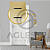 CJ INTERRUPTOR DUPLO SIMPLES 4X2 - NOVARA GLASS DOURADO CROMADO - Imagem 2