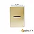 CJ INTERRUPTOR PARALELO HORIZONTAL 4X2 - NOVARA GLASS DOURADO CROMADO - Imagem 1