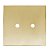PLACA COM 2 FUROS COM SUPORTE 4X4 - NOVARA GLASS DOURADO - Imagem 1