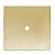 PLACA FURO COM SUPORTE 4X4 - DICOMPEL NOVARA GLASS DOURADO - Imagem 1