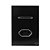 CJ INTERRUPTOR PARALELO + TOMADA 20A 4X2 - NOVARA GLASS PRETO BRILHANTE CROMADO - Imagem 1