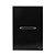 CJ INTERRUPTOR BIPOLAR SIMPLES HORIZONTAL 4X2 - NOVARA GLASS PRETO BRILHANTE CROMADO - Imagem 1
