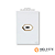CJ ENTRADA USB 2.A HORIZONTAL 4X2 - NOVARA GLASS BRANCO GOLD - Imagem 1