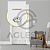 CJ INTERRUPTOR SIMPLES + TOMADA 10A 4X2 - NOVARA GLASS BRANCO GOLD - Imagem 2