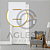 CJ INTERRUPTOR DUPLO PARALELO 4X2 - NOVARA GLASS BRANCO GOLD - Imagem 2