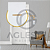 CJ INTERRUPTOR BIPOLAR SIMPLES 4X2 - NOVARA GLASS BRANCO GOLD - Imagem 2