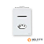 CJ INTERRUPTOR PARALELO + TOMADA 20A COM SUPORTE 4X2 - NOVARA GLASS BRANCO CROMADO - Imagem 1