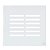 PLACA P/ 12 INTERRUPTORES C/ SUPORTE 4X4 (ESPECIAL) - NOVARA GLASS BRANCO - Imagem 1