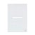 PLACA P/ 1 INTERRUPTOR HORIZONTAL COM SUPORTE 4X2 - NOVARA GLASS BRANCO - Imagem 1