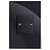 CJ INTERRUPTOR 1 TECLA DUPLA BIPOLAR PARALELO 4X2 -  RECTA BLACK GLOSS - Imagem 1