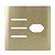 PLACA P/ 3 INTERRUPTORES + TOMADA COM SUPORTE 4X4 - NOVARA DOURADO - Imagem 1