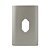 PLACA P/ 1 INTERRUPTOR VERTICAL 4X2 - NOVARA AÇO - Imagem 1