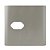 PLACA P/ 1 TOMADA HORIZONTAL  4X4 - DICOMPEL NOVARA AÇO - Imagem 1