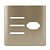PLACA P/ 3 INTERRUPTORES + TOMADA COM SUPORTE 4X4 -NOVARA CHAMPANHE - Imagem 1