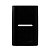 PLACA P/ 1 INTERRUPTOR HORIZONTAL 4X2 - NOVARA PRETO BRILHANTE - Imagem 1