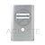 PLACA P/ 2 INTERRUPTORES + FURO 4X2 - DICOMPEL NOVARA  PRATA - Imagem 1