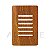 PLACA P/ 6 TECLAS COM SUPORTE (ESPECIAL) 4X2 - NOVRA CUMARU - Imagem 1