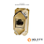 MODULO RJ45 ( INTERNET ) - DICOMPEL NOVARA DOURADO GOLD - Imagem 1