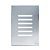 PLACA P/ 6 INTERRUPTORES C/ SUPORTE (ESPECIAL) 4X2 - NOVARA GLASS ESPELHADA - Imagem 1