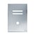 PLACA P/ 2 INTERRUPRES + FURO C/SUPORTE 4X2 - NOVARA GLASS ESPELHADA - Imagem 1