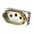 MODULO TOMADA 10A - DICOMPEL NOVARA CHAMPANHE GOLD - Imagem 1