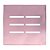 PLACA P/ 6 INTERRUPTORES COM SUPORTE 4X4 - NOVARA GLASS OURO ROSE - Imagem 1