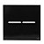 PLACA P/ 2 INTERRUPTORES COM SUPORTE 4X4 - NOVARA GLASS PRETO BRILHANTE - Imagem 1