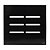 PLACA P/ 6 INTERRUPTORES COM SUPORTE 4X4  - NOVARA GLASS PRETO BRILHANTE - Imagem 1